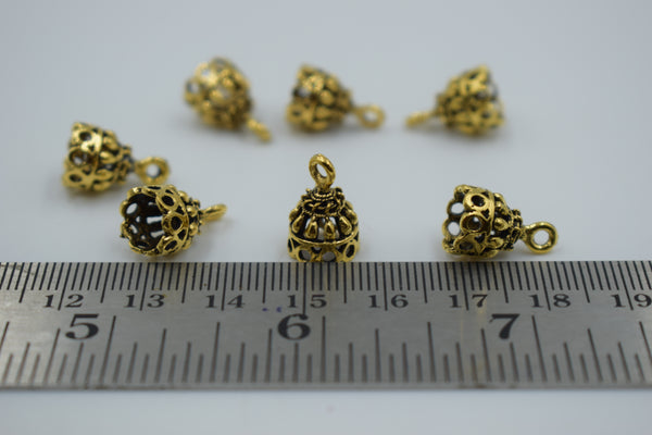Small Size Alloy Golden Jhumka Base