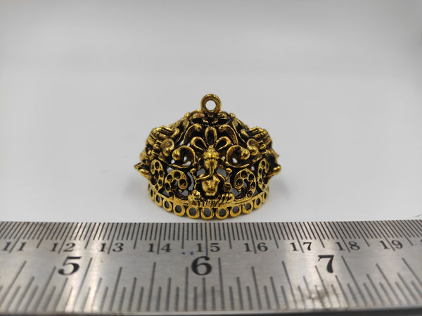 Big Size Alloy Golden Jhumka Base For Temple Jewelry(100 gm)