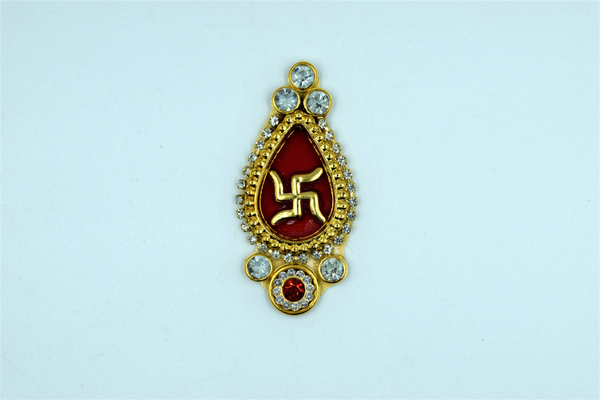 Drop Shape small size swastik buti(10 Pc)