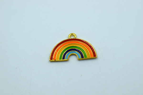 Rainbow Enamel Charm (10 Pc)