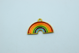 Rainbow Enamel Charm (10 Pc)