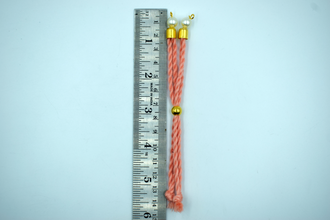 Peach Cotton Dori For Rakhi (10 Pcs)