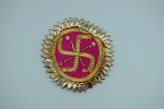 Red Color Sathiya Gotapatti Patch 3 Inch (10 Pcs)
