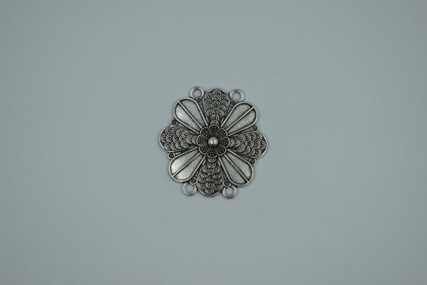 Oxidised Silver Choker Pendant