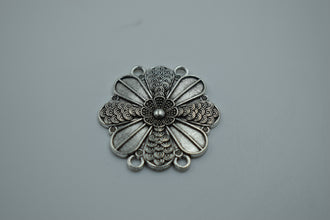 Oxidised Silver Choker Pendant