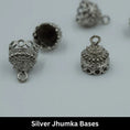 Silver Jhumka Bases