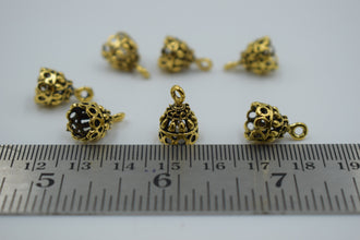 Small Size Alloy Golden Jhumka Base