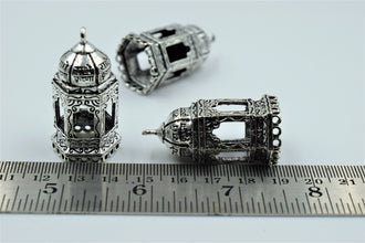 Radha Krishna Beautiful Temple Jewellery Silver Oxidised Jhumka (100 gm)