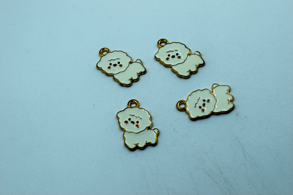 Cute Dog Enamel Charm (10 Pcs)