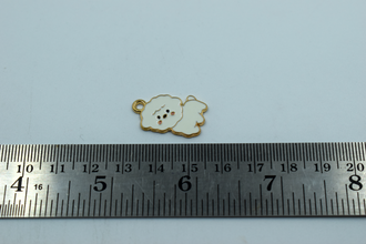 Cute Dog Enamel Charm (10 Pcs)