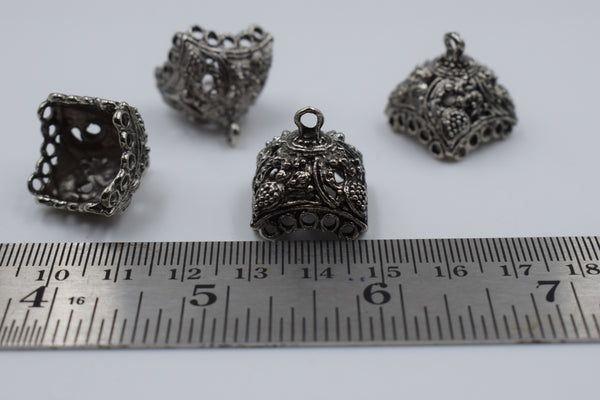 Antique Finish Silver Oxidised Jhumka (100 gm)