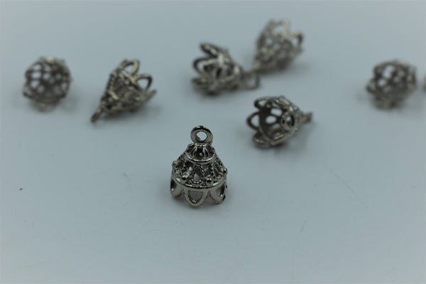 Small Size  Silver Oxidised Jhumka (100 gm)
