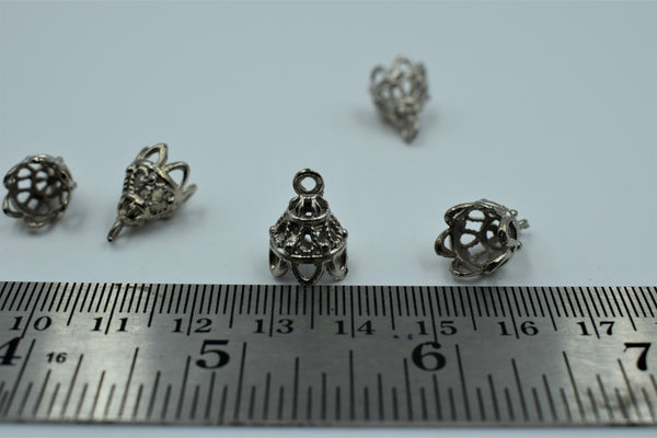 Small Size  Silver Oxidised Jhumka (100 gm)