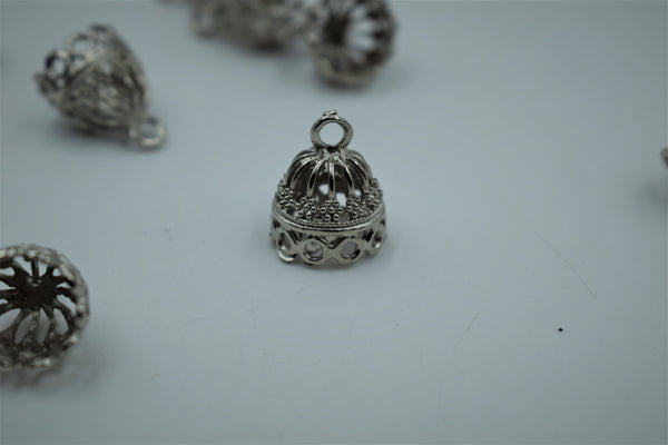 Small Size Beautiful Silver Oxidised Jhumka (100 gm)