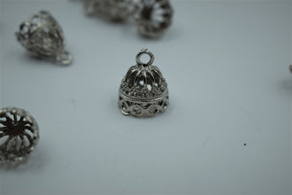 Small Size Beautiful Silver Oxidised Jhumka (100 gm)