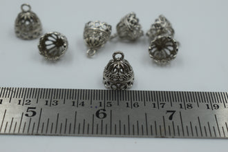 Small Size Beautiful Silver Oxidised Jhumka (100 gm)