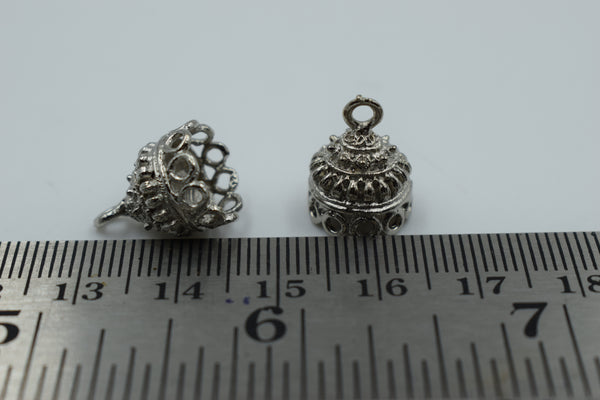 Small Size Silver Oxidised Jhumka (100 gm)