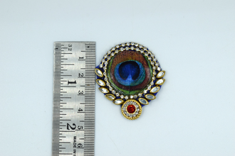 Morpankh buti with kundan stones(Pack of 5 pcs)