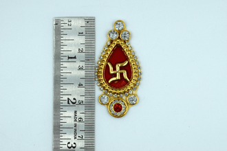 Drop Shape small size swastik buti(10 Pc)