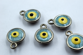 Round Evil Eye Charm