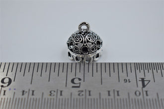 Small Size Alloy Silver Jhumka Base With Fine Detailing (100 gm)
