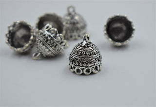 Small Size Alloy Silver Jhumka Base (100 gm)