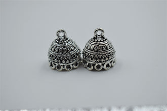 Small Size Alloy Silver Jhumka Base (100 gm)