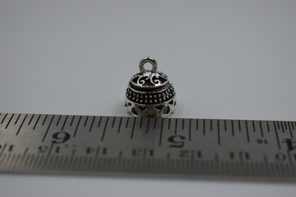 Small Size Alloy Silver Jhumka Base (100 gm)