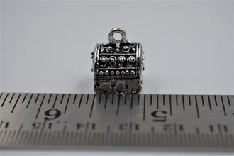 Small Size Alloy Silver Rectangle Jhumka Base (100 gm)
