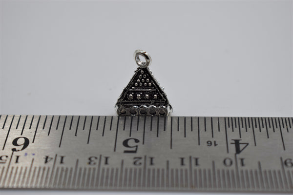 Small Size Alloy Silver Triangle Jhumka Base (100 gm)