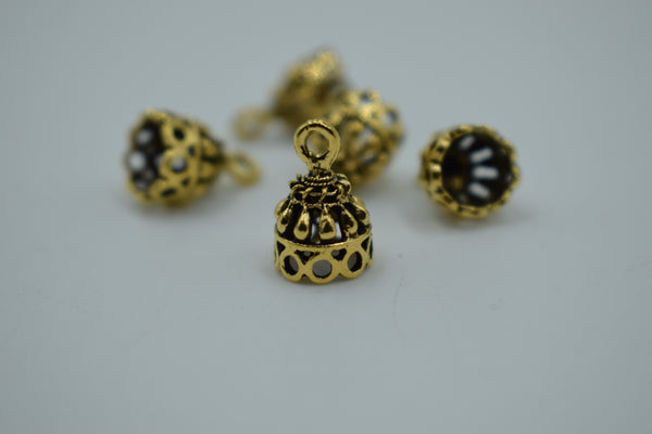 Small Size Alloy Golden Jhumka Base