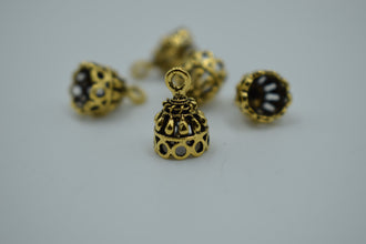 Small Size Alloy Golden Jhumka Base
