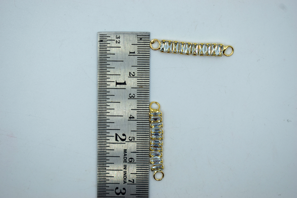 AD Pendant For Rakhi Golden Color (12 Pc)