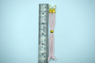 Baby Pink Cotton Dori For Rakhi (10 Pcs)