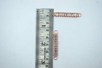 American Diamond Rose Gold Color Pendant For Rakhi (12 Pc)