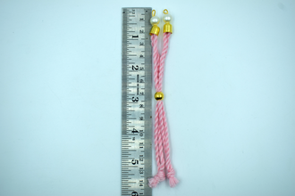 Dark Pink Cotton Dori For Rakhi (10 Pcs)