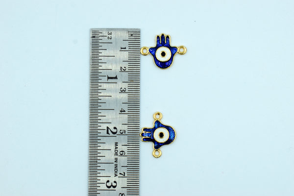 Navy Blue Hamsa Hand Design Rakhi pendant (Pack of 12)