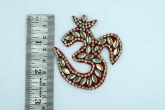 Om buti patch with kundan stones(5 Pc)