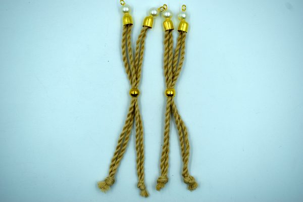 Cream Cotton Dori For Rakhi (10 Pcs)