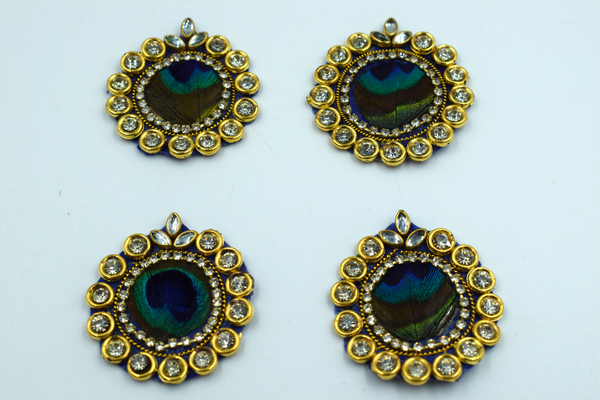 Real morpankh buti for decouration(10 Pc)