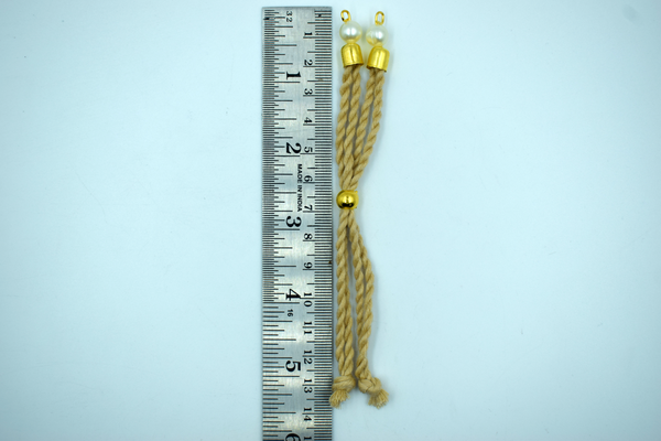 Cream Cotton Dori For Rakhi (10 Pcs)