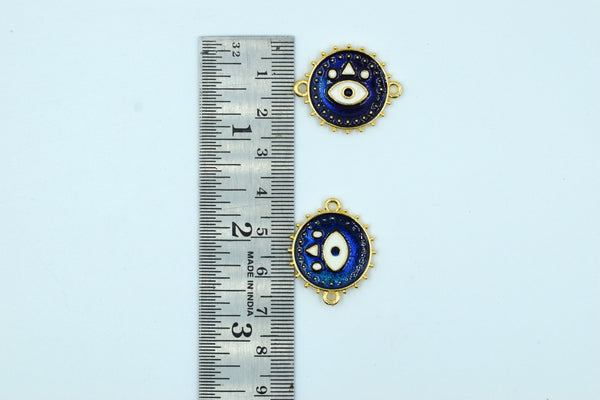 Round Unique Design Navy Blue Rakhi pendant (Pack of 12)