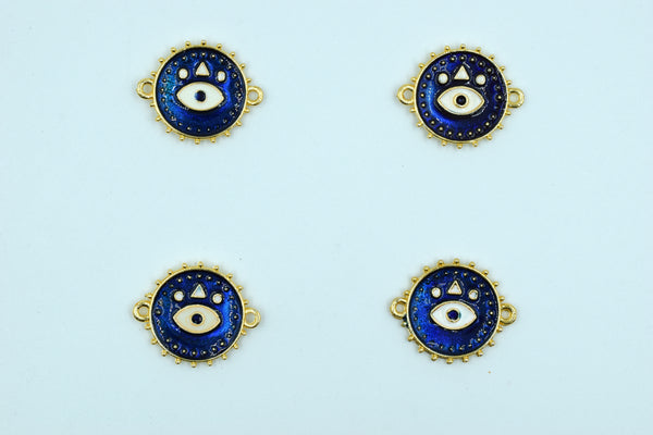 Round Unique Design Navy Blue Rakhi pendant (Pack of 12)