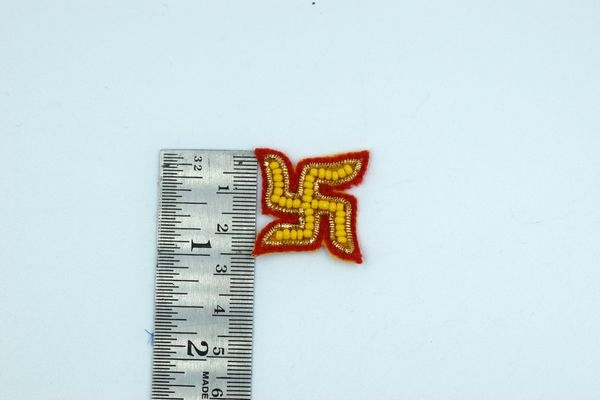 Swastik buti with small stone decouration (10 Pc)