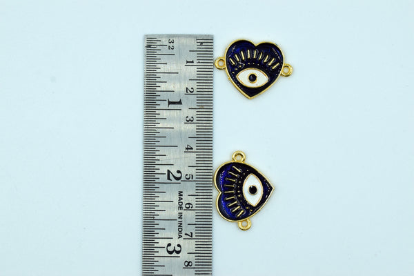 Heart Design Navy Blue Rakhi pendant (Pack of 12)