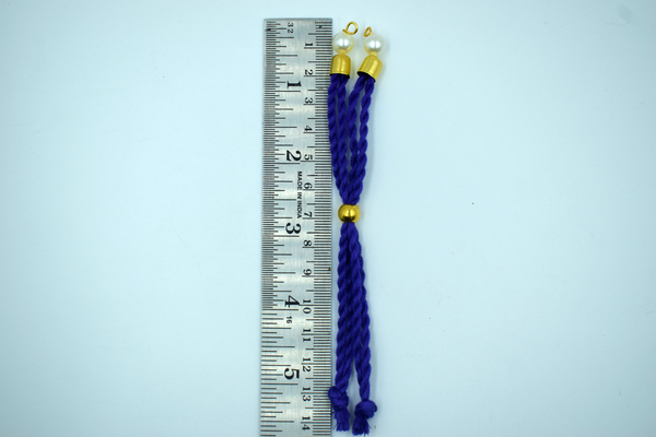 Navy Blue Cotton Dori For Rakhi (10 Pcs)