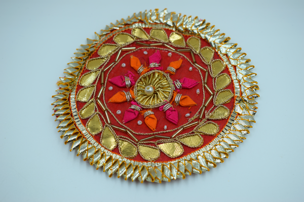 Red 10 Nakhun Gota Patch 5 inch (5 Pc)