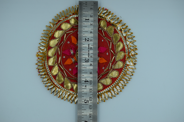 Red 10 Nakhun Gota Patch 5 inch (5 Pc)