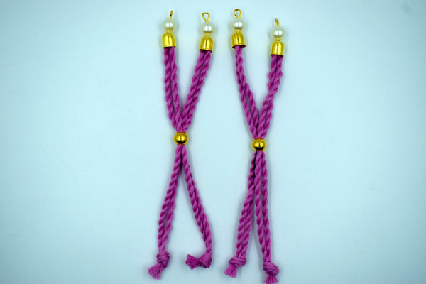 Purple Cotton Dori For Rakhi (10 Pcs)