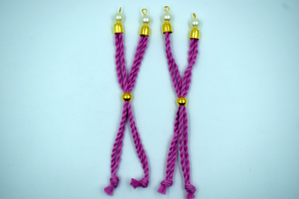 Purple Cotton Dori For Rakhi (10 Pcs)